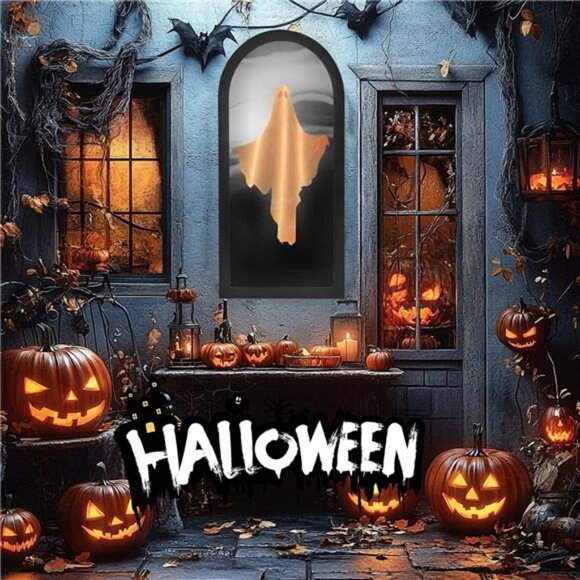 2025 Halloween Hologram Ghost Mirror - Spooky LED Indoor Decor, Scary Party - Picture 4 of 7